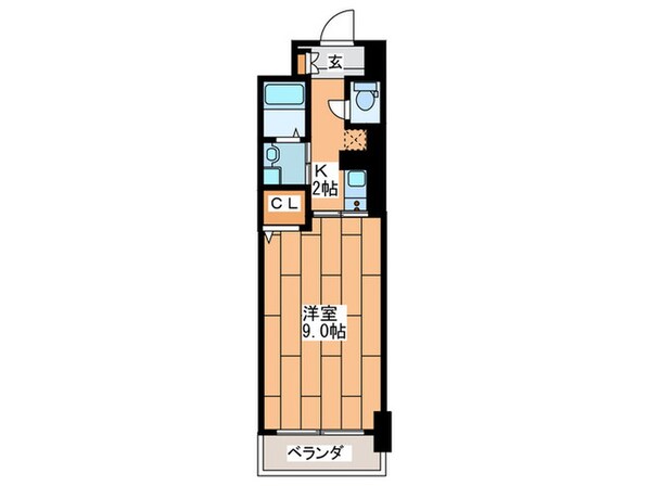 なんばソラニワの物件間取画像